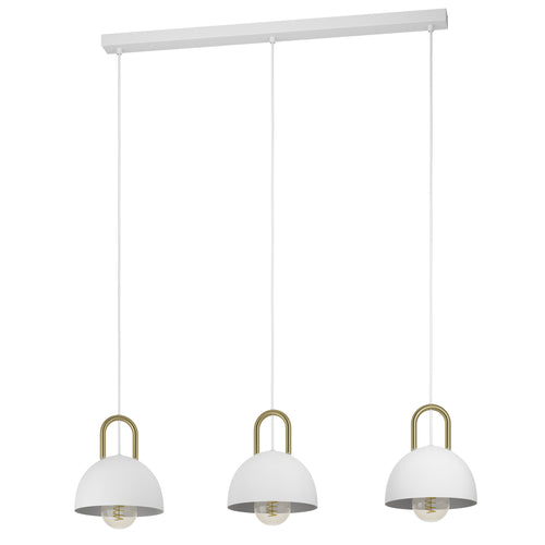 EGLO hanglamp Calmanera - e27 - 90 cm - wit/geelkoper - vtwonen shop