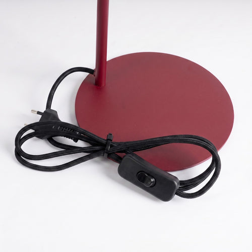 Sollux Lighting Tafellamp NOX bordeaux - 18x18x35cm