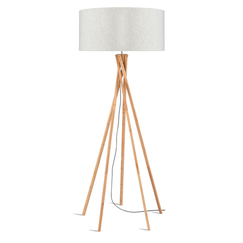 GOOD&MOJO vloerlamp Kilimanjaro - bruin - Ø60cm - vtwonen shop