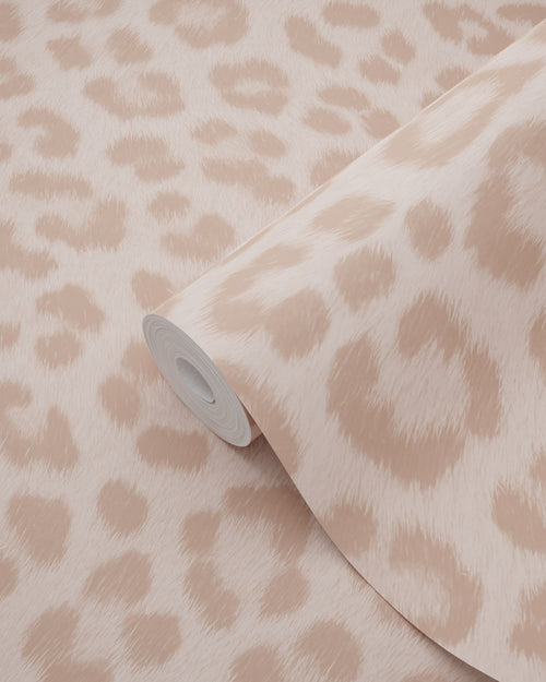 ESTAhome behang panterprint poederroze - 53 cm x 10.05 m - 139964