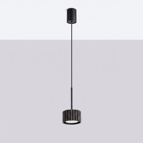Sollux Lighting Hanglamp AURA 1 zwart Gx53 - 10x10x125cm