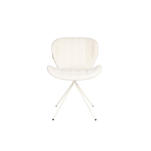 Zuiver OMG Eetkamerstoelen Soft Off White - Set van 2 - vtwonen shop