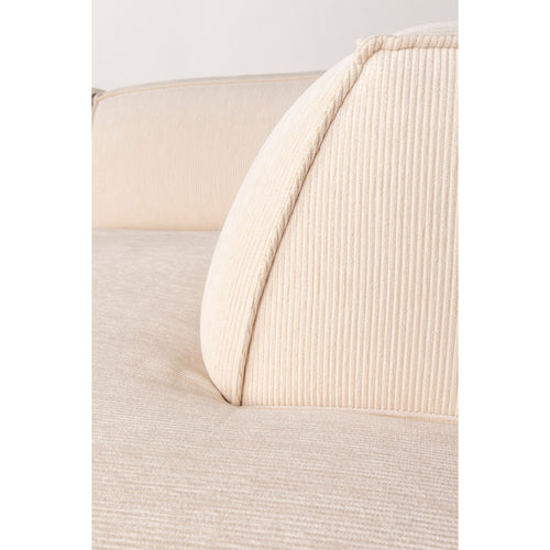 Zuiver Fat Freddy Rib Bank Rechts Naturel/ Beige - vtwonen shop