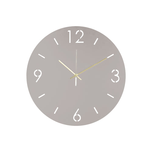 Spinder Design klok Time Ø 40 - Silky Taupe - vtwonen shop