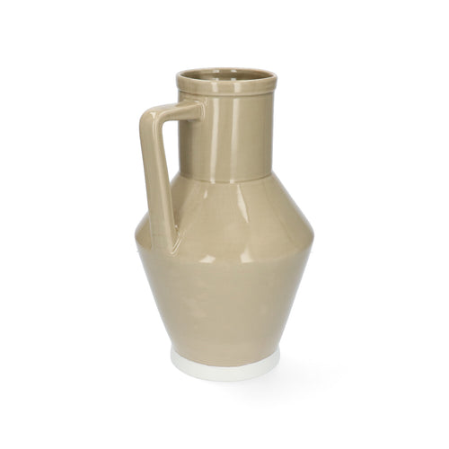 Return to Sender Vaas 30 cm taupe met handvat - vtwonen shop