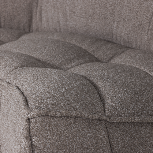 vtwonen hoekelement Cluster - Bouclé - Middenbruin - 81x205x92