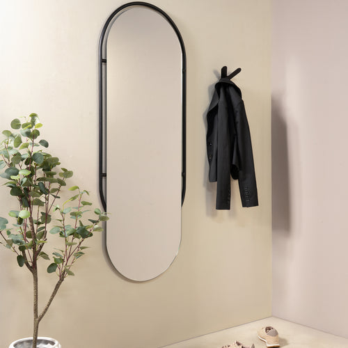 Spinder Design spiegel Orbis Oval 160 - Zwart - vtwonen shop