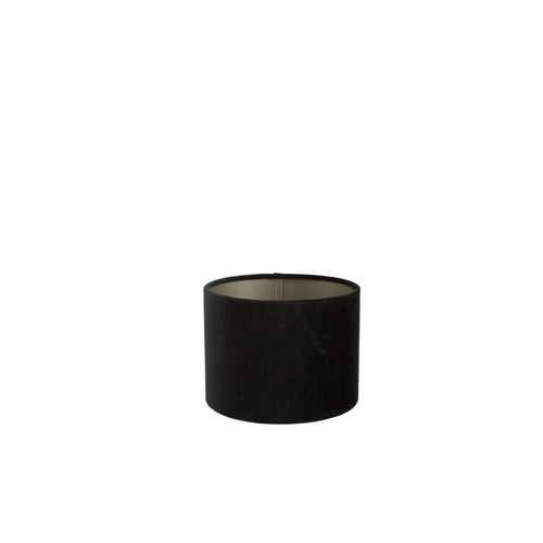 Light & Living lampenkap Velours - zwart - Ø20cm