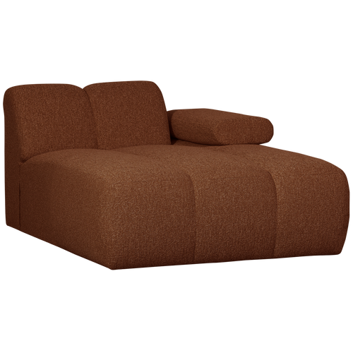 WOOOD chaise longue element rechts Mojo - Bouclé - Roest Bruin Melange - vtwonen shop