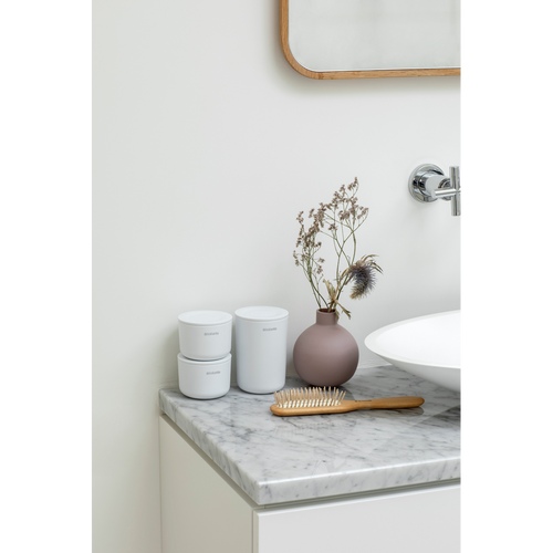 Brabantia Opbergbakjes - set van 3 - white - vtwonen shop