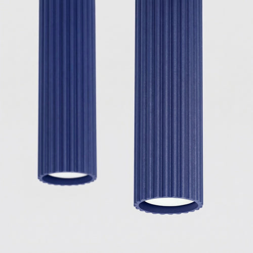 Sollux Lighting Hanglamp KARBON 2 ultramarijn - 30x6,5x90cm