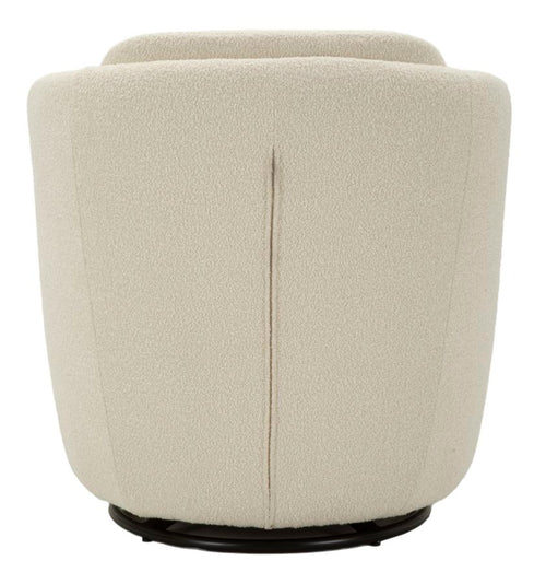 Mauro Ferretti Draaifauteuil - 70x72x75 cm - Crème