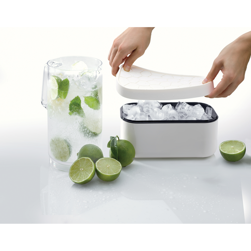 Lékué IJsblokjesvorm met bewaardoos