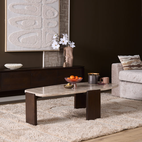 Starfurn - Salontafel  - Bruin - 65x130x37 cm