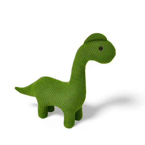 Pintado & Lacado knuffeldier Dinosaur - groente - 45 cm