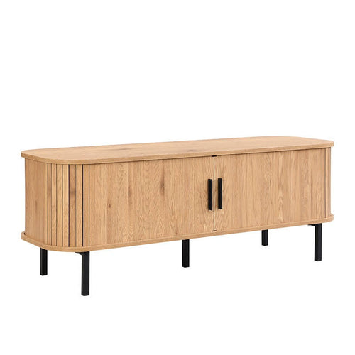 FurniLux TV Meubel Stockholm 120x40x45 cm - Strak Scandinavisch Design met Schuifdeuren uit de Sweden-serie - vtwonen shop
