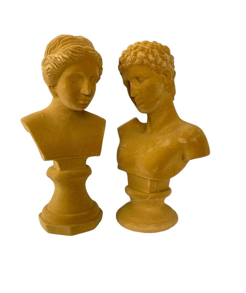 FurniLux Decoratie item Adam Okergeel 16x10x25 cm