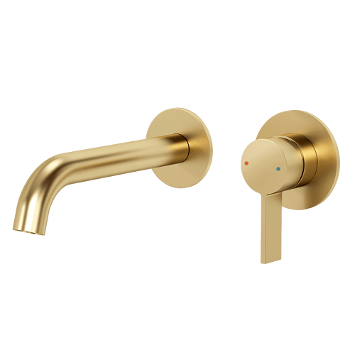 LOMAZOO inbouw wastafelkraan Velar - muurkraan - goud