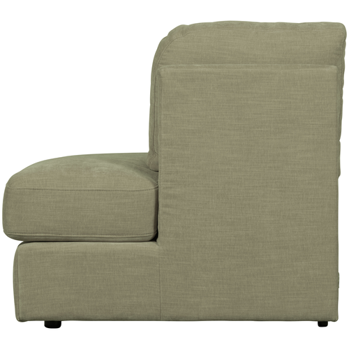 vtwonen 1-zits bank element ronde hoek rechts Family - Polyester - Groen -85x93x98 - vtwonen shop