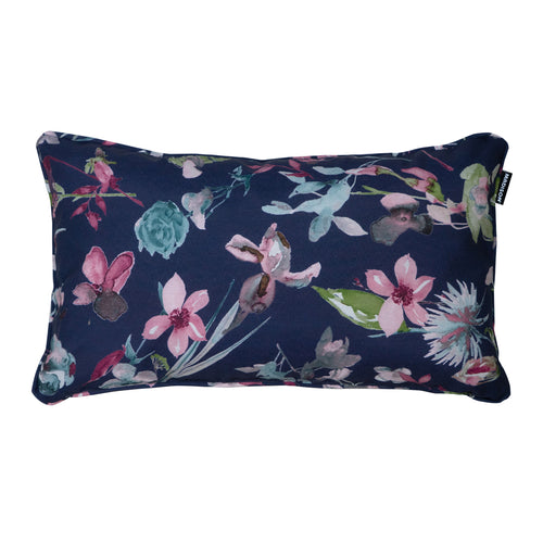 Madison sierkussen Cato - blauw - 30x50x10cm - set van 4