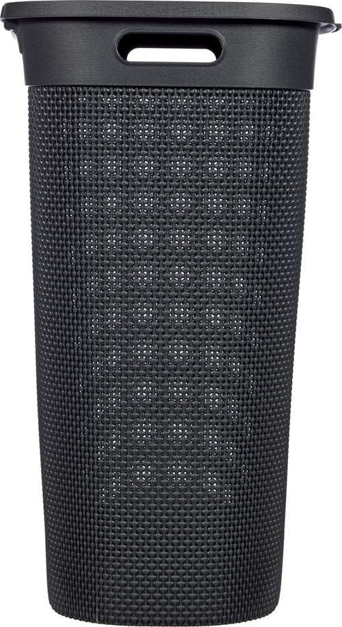 Curver Filo Wasmand met deksel 55L - Antraciet - vtwonen shop