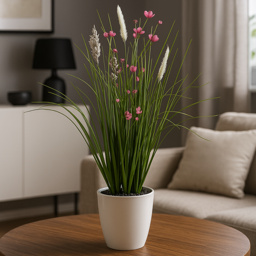 Flourify kunstplant - Bloemen-gras-mix - 46 cm - vtwonen shop