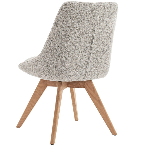 DÉJA Living Eetkamerstoel Malou - Beige/Naturel - Draaibaar - Set van 2 - vtwonen shop