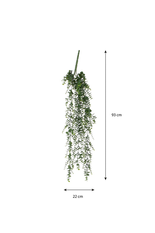 Mica Decorations Eucalyptus Kunst Hangplant - H93 cm - Groen