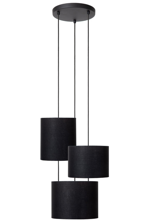 Lucide hanglamp MAYA - 3xE27 - Zwart - vtwonen shop