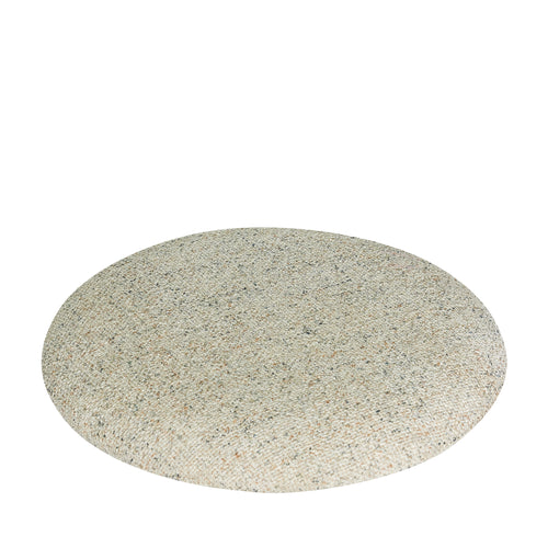 Hübsch zitkussen Muted - polyester - ø38xh4cm - vtwonen shop