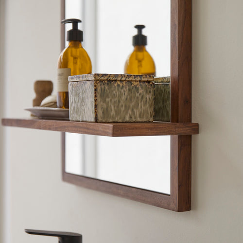 Tikamoon Spiegel van palissanderhout 75 x 45 cm - Bruin - vtwonen shop