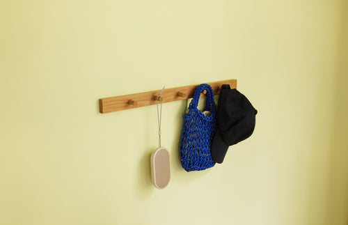 Hübsch kapstok Cosplay - mdf/eikenfineer/eikenhout - 60x4xh4cm