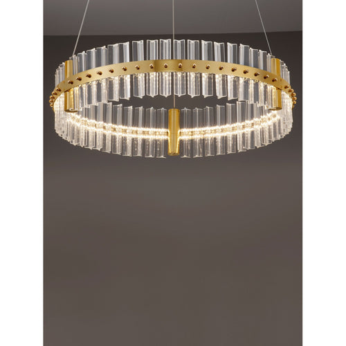 Nova Luce KEZO Hanglamp Platina Goud Triac Dimbaar LED 45W 2700lm 3500K