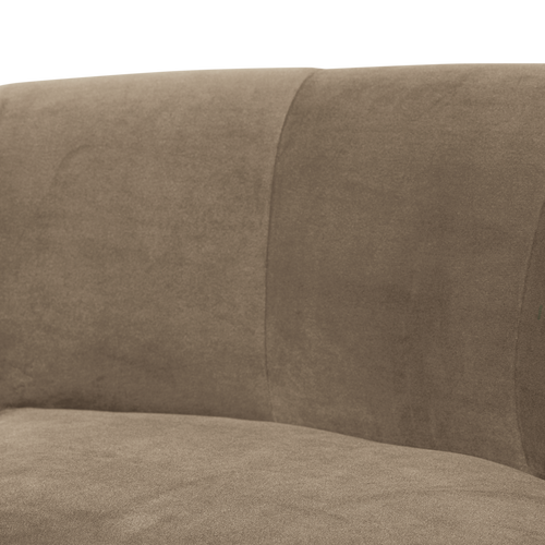 WOOOD eetbank hoek rugleuning Mojo Base - Velvet - Khaki - 83x80x80