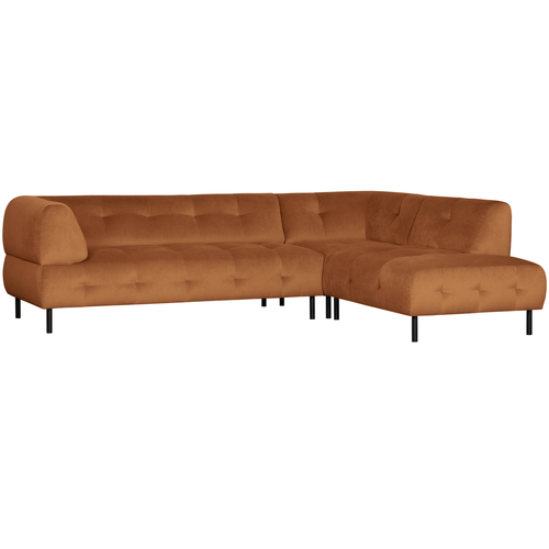 WOOOD hoekbank rechts Lloyd - Polyester - Cinnamon - 77x267x91/205 - vtwonen shop