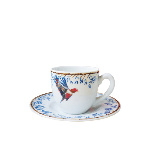 Catchii Espresso cup with saucer Bamboo & Singing Birds