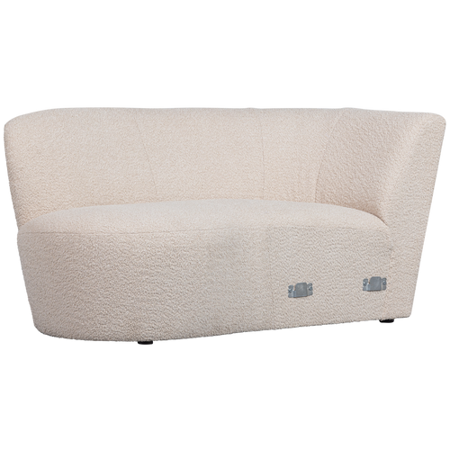 WOOOD chaise longue element links Coco - Polyester - Creme- 70x80x138 - vtwonen shop