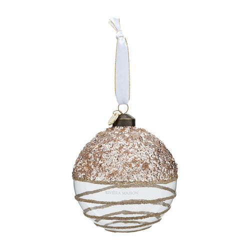 Rivièra Maison The Holidays Sparkle Ornament Dia10 - Glas - Goud - vtwonen shop