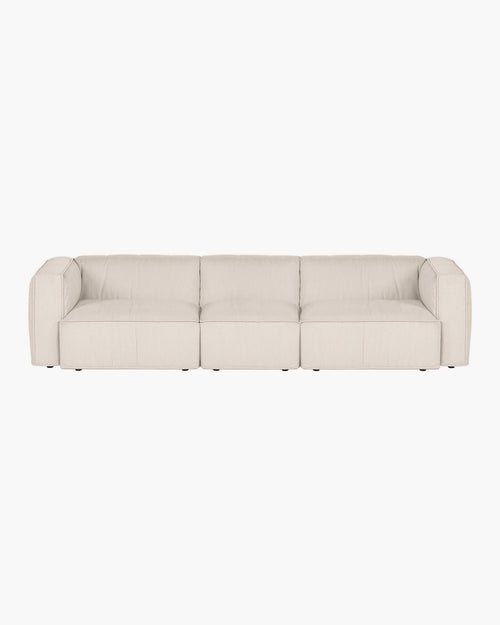 noo.ma Lobi 4-zits bank - beige corduroy, 318x97,5x73,5 cm