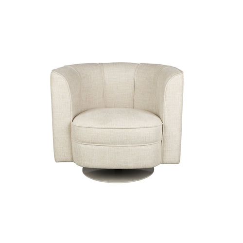 Dutchbone Flower Fauteuil/ Draaistoel Beige