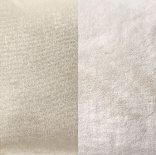 KUSSENSET - 4-delig - Soft Elegance - 45x45 cm - inclusief binnenkussens - wit