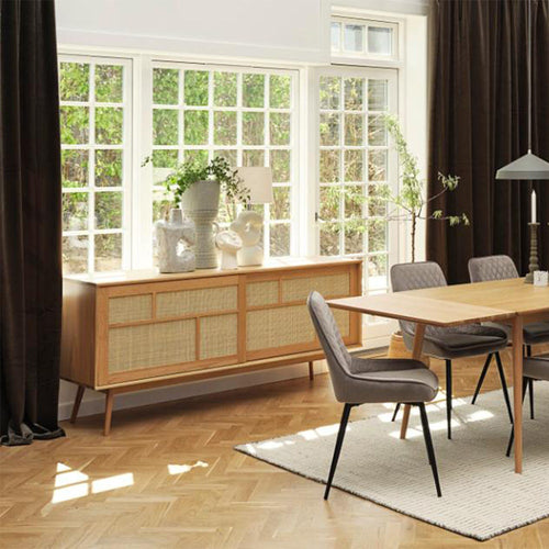 Olivine Boas houten sideboard naturel - 180 x 45 cm - vtwonen shop