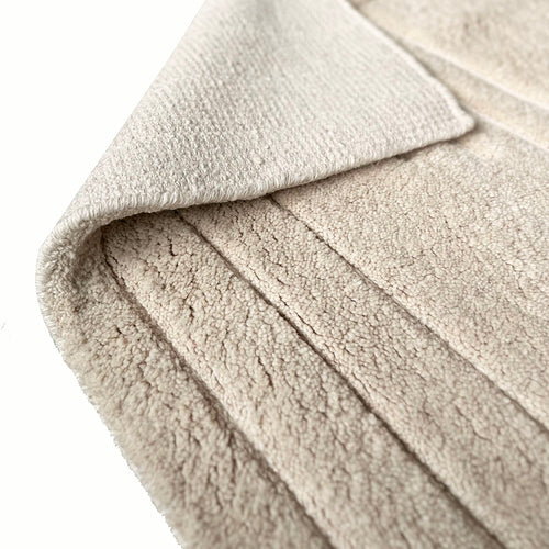 Malagoon vloerkleed Deco line - creme wit - 160x230cm 100% wol