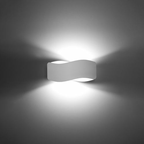 Sollux Lighting Wandlamp TILA 30 wit - 30x11x13cm