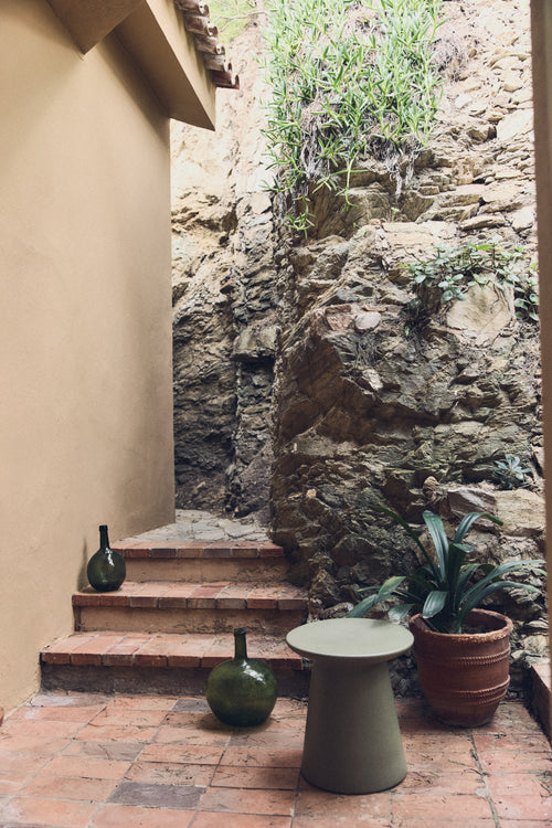 HKLIVING bijzettafel Earthenware – army - vtwonen shop