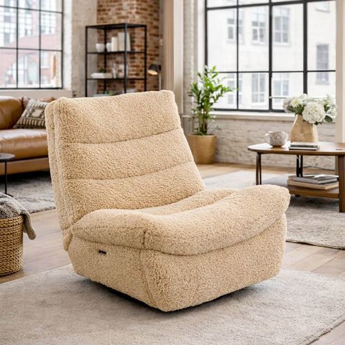 Kare Design Fauteuil Tilda Boucle relax