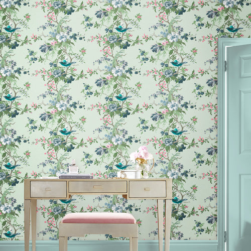 Graham & Brown Vliesbehang - Venetian Mint - 10mx52cm - vtwonen shop