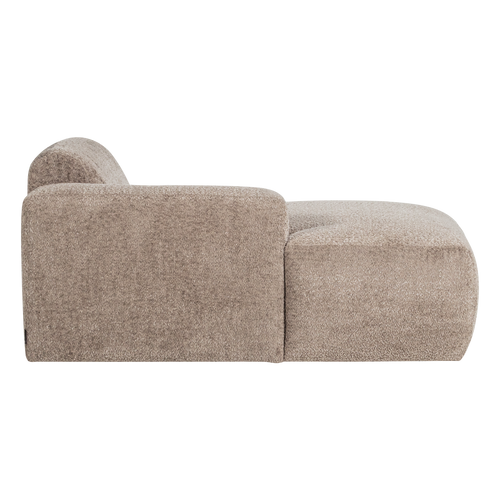 WOOOD chaise longue bank links Mojo Base - Wollig - D.zand - 74x112x162