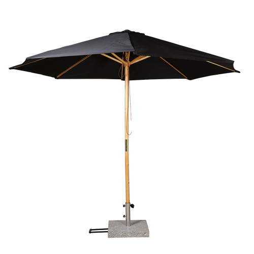 Nest outdoor Harald Parasol Zwart Ø 300 cm - vtwonen shop