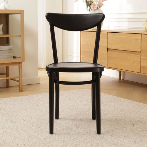 Fameg Musa Houten Bistrostoel Zwart - vtwonen shop